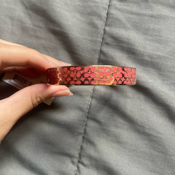 Coach Signature Enamel Bangle ❗️NEW WITH TAGS❗️ - Picture 3 of 4